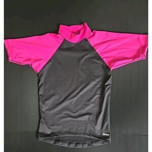 Aeroskin Polypropylene Short Sleeve Shirt W/Fuzzy Collar Size Large New W/O Tags